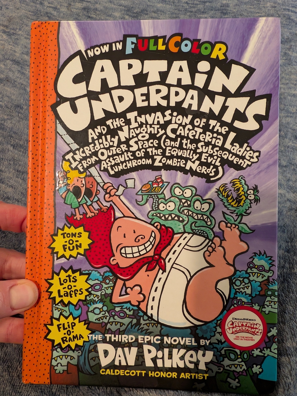 Captain Underpants Kids Hardcover Book - by Dav Pilkey